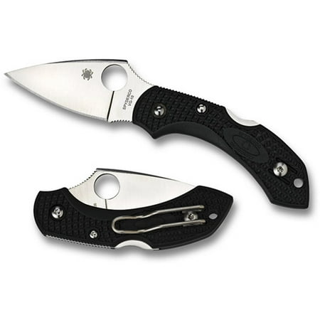 - Spyderco Dragonfly 2 Lightweight Black FRN PlainEdge Folding Knife