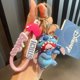 thumbnail image 5 of Llavero con colgante de Stitch de la figura del anime de Disney, llavero con ángel rosa dulce, accesorios para bolso de mano de coche, llavero, regalo de cumpleaños, 5 of 5
