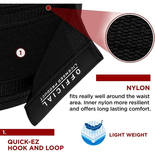 RDX Weight Lifting Belt 4 Adjustable Back Lumbar Support Bodybuilding, Powerlifting Functional Strength Training Core Exercise Fitness Workout Squats Deadlifts, Home Gym Equipment