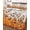 Orange, Brown, White, Rust, variant on Quilt King Size Bedding Set, Orange Pumpkins Fall Reversible Summer Quilt 3 Pieces, Thanksgiving Eucalyptus Leaf Botanical Lightweight Bedspreads Coverlets with 2 Pillow Shams for All Seasons