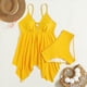 thumbnail image 3 of Trajes de baño de una pieza de talla grande para mujer Trajes de baño para mujer Traje de baño sexy con cuello halter y cordones XL-4XL, 3 of 6