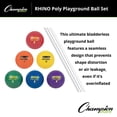 thumbnail image 5 of Champion Sports Rhino Poly Playground Ball Set (Multi, 6-Inch Diameter), 5 of 6