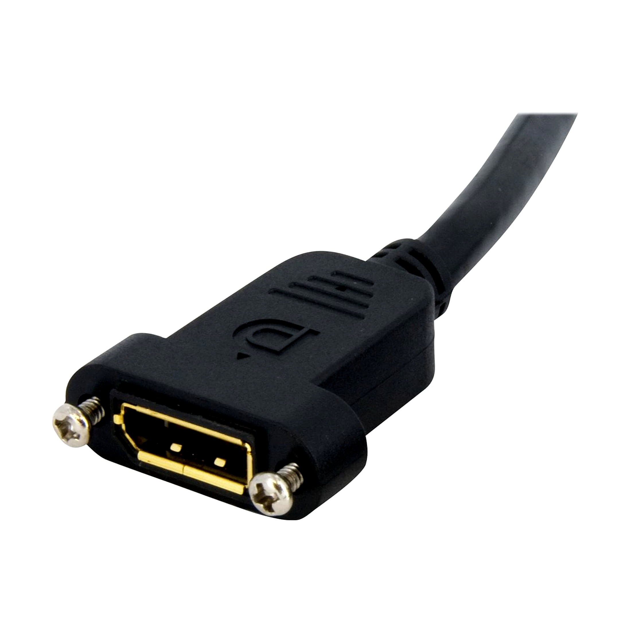 StarTech 3ft DisplayPort Panel Mount Cable - F/M