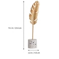 thumbnail image 2 of MERRYHAPY 2Ud De Hoja Monstera Artificial Khaki En Hierro Para Interior Y Exterior, 2 of 8