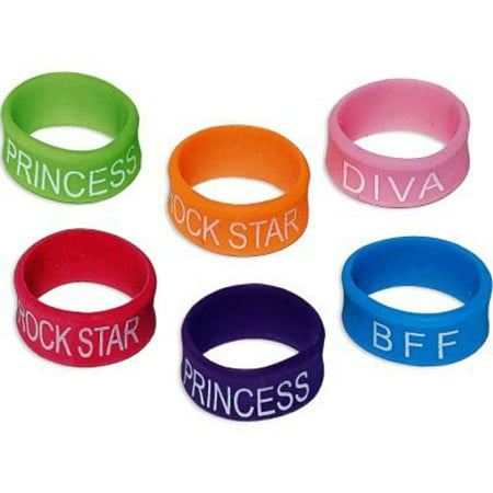 Glitzy Girl - Glitzy Girl Attitude Rings (36ct)
