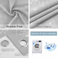 thumbnail image 4 of Grey Dandelion Blackout Curtains for Bedroom/Living Room, Thermal Insulated Kitchen Curtains, Spring Modern Minimalist Country Flower Grommet Darkening Window Treatment Drapes 42"x84"x2, 4 of 8