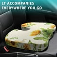 thumbnail image 4 of Premium Sunflower Pattern Memory Foam Seat Cushion Ergonomic Chair Pad for Office Chair, Car, Airplane & Bleachers Sciatica, Tailbone Hip & Back Pain Relief - Chair Cushion for Long Office Workers., 4 of 5