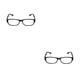 thumbnail image 1 of Soidarity Gafas de lectura portátiles de resina para hombres y mujeres, lentes para lectores de presbicia, gafas para personas mayores, gafas de aumento Negro 250 grados 2piezas Soidarity CBP028184, 1 of 5
