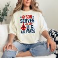 thumbnail image 2 of Proud Parent of Air Force Member, Ivory Comfort Colors T-Shirt, 2XL, 2 of 3