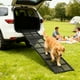 thumbnail image 3 of Dog Car Ramp 75" Extra Long Folding Pet Ramp, Wide Anti-Slip Portable Dog Ramp for Car, SUV, Truck, Couch & High Bed, Heavy Duty Steel Frame, Supports up to 132 lbs, 3 of 11
