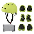thumbnail image 2 of Conjuntos de rodilleras y coderas para casco de seguridad, 7 piezas/juego, casco de seguridad para niños, equipo de protección para patinaje, accesorios deportivos para niños, diseño de vanguardia, 2 of 14