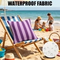 thumbnail image 5 of MMJ Outdoor Waterproof Pillow Cover 17.7in Geometric Stripe for Sofa Chair Cushion Summer, 5 of 6