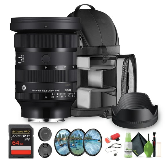Sigma 24-70mm f/2.8 DG DN II Art Sony E Bundle 2