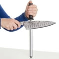 thumbnail image 4 of Ergo Chef Pro Series 10 inch Oval Diamond Knife Sharpener with Black Non Slip Handle, 4 of 4