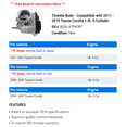 thumbnail image 2 of Throttle Body - Compatible with 2011 - 2019 Toyota Corolla 1.8L 4-Cylinder 2012 2013 2014 2015 2016 2017 2018, 2 of 2