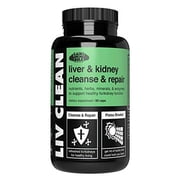 Gains in Bulk, Liv Clean, Liver and Kidney Cleanse, Athlete Health Supplement, 60 Vegetarian Capsules