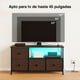 thumbnail image 2 of Soporte de TV FABATO Con 4 cajones de Tela y estantes de 2 niveles, 2 of 6