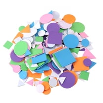 CCOCC 1250pcs Self Adhesive Foam Shapes for Crafts - Assorted Colors & Sizes