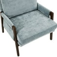 thumbnail image 3 of High - Density Sponge Filled Velvet Armchair / Offers Superior Comfort in Different Settings, 3 of 3