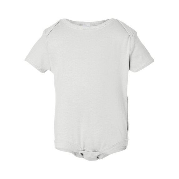 Bella + Canvas Infant Baby Rib Short Sleeve Creeper