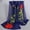 Navy, variant on Ludlz Women Fashion Long Soft Wrap Shawl Rose Flower Printed Sheer Chiffon Scarf