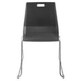 thumbnail image 2 of Luvraflex Stack Chair With Black Polypropylene Back - Seat, Chrome Frame, 2 of 5