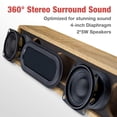 thumbnail image 3 of Altavoces para computadora MICA M30C - Barra de sonido con cable, color amarillo, 3 of 6