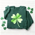 thumbnail image 2 of TaTaai Women Loose Fit St Patrick's Day Printed Crew Neck No Hood Sweatshirt Long Sleeve Casual Top Ladies Daily Street Office Commute Wear Soft Comfortable No Fading Top Gift, 2 of 6