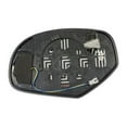 thumbnail image 2 of KarParts360 For Chevy Avalanche/Tahoe 2007 2008 Door Mirror Glass Passenger Side | Heated | Plastic Material | Snap On Attachment | Black | Electric Mirror Adjustment | 10 Inches Diameter | 15886196, 2 of 5