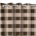 thumbnail image 5 of Grommet Blackout Curtain Poplin Buffalo Checkered 56" Wide Curtain, 5 of 11