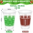 thumbnail image 2 of Vasos desechables para fiesta de fútbol Heartome, 50 piezas, 450 ml, plástico, 2 of 7