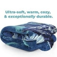 thumbnail image 4 of Dawhud Direct Moon Soloist Wolf Fleece Blanket 50""x60"" - Super Soft Plush Throw, 4 of 5