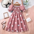 thumbnail image 2 of Little Girl Dresses Short Sleeve Prints Dress Dance Party Dresses Clothes Summer Dress,Size 8 Years-9 Years, 2 of 5