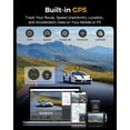 thumbnail image 4 of Dash cam GKU 4K de triple canal con pantalla de 3" y GPS WiFi, 4 of 8
