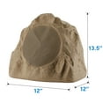 thumbnail image 6 of Theater Solutions 2R8S Outdoor Sandstone 8" Rock 2 Speaker Set for Deck Pool Spa Yard Garden, 6 of 6