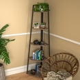 thumbnail image 6 of Smilegend 5 Tier Rustic Brown Corner Shelf - Tall 70" Display Storage Stand for Living Room, Office, Small Space - Waterproof, Scratch-Resistant, Easy Assembly, 6 of 8