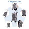 thumbnail image 4 of Mochila transportadora de mascotas con ruedas para perros y gatos pequeños, 4 of 7
