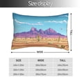 thumbnail image 2 of Gaeub Pixel Desert Landscape Elastic Luggage Cover with Concealed Zipper Dust-Proof Luggage Cover Protector - 18-32 inch-20"x30", 2 of 6