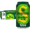 Seagram's Ginger Ale Soda Pop Cans, 12 fl oz, 15 Pack