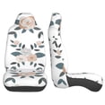 thumbnail image 2 of ZICANCN Car Seat Covers Front Seats Only, Rose Colorful Floral Automotive Seat Covers Protectors for Cars Trucks Suv 2 Pack, 2 of 8