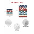 thumbnail image 7 of 4th of July Kitchen Dish Towels for Drying Dishes Set of 4, Independence Day Red Floral Blue Star Waffle Weave Microfiber Terry Hand Tea Bathroom Towels Quick Dry & Absorbent Towel 15.7x23.6, 7 of 7
