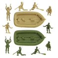 thumbnail image 2 of BMC Marx Plastic Army Beach Assault para hombre verde, 2 of 6