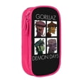thumbnail image 2 of Gorillaz Pencil Case Durable Pen Carrying Case Lightweight Pencil Bag Pouch Box Organizer Pencase Pink, 2 of 8