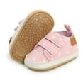 thumbnail image 4 of URMAGIC Toddler Baby Girls Boys PU Leather Anti Slip Shoes Moccasins Crib Shoes, 4 of 8