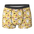 thumbnail image 6 of Men's Boxer Briefs, Funny Cartoon Cute Rabbit Cake Soft Comfy Mens Underwear Boxer Briefs Breathable With Widen Waist, 6 of 7