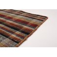 thumbnail image 4 of Kilim Tissésmain Manhattan Rouge Gris Laine5'4x7'8, 4 of 4