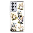 thumbnail image 1 of MUNDAZE Samsung Galaxy S21 Ultra Shockproof Clear Hybrid Protective Phone Case Cute White Blue Daisies Gnomes Cover, 1 of 5