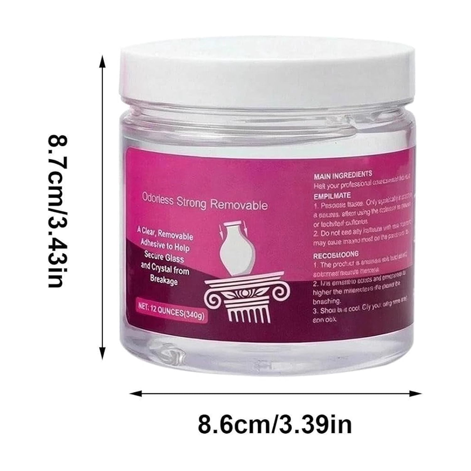 Museum Grade Adhesive Gel, Clear Strong Bond Silicone Glue for Crafts, Ornament Mounting & DIY Projects, Heavy Duty Fixing Solution for Art & Decorations(RL 1 PC)