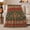 Traditional Damask Floral Artwork Design Ornate Deep Red, variant on Autumnal Boho Pumpkin Bat, Festive Holiday Scene, Warm Flannel Blanket for Ranch House and Living Room with Detailed Artwork, Art Lovers Christmas Gift, Festive Home Decor