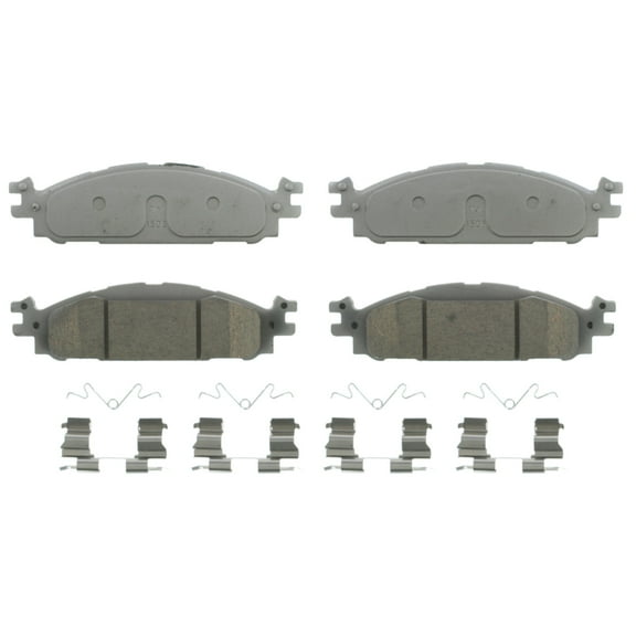 Wagner ThermoQuiet QC1508 Ceramic Disc Brake Pad Set Fits select: 2011-2018 FORD EXPLORER, 2012-2019 FORD FLEX